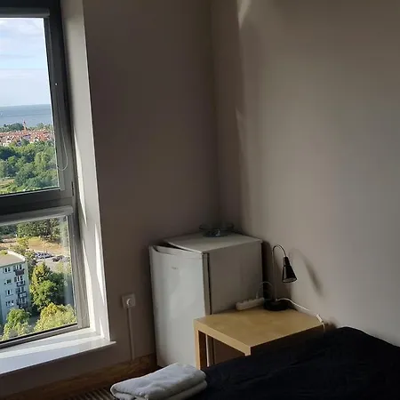 16th Floor View On The Sea And City. 15 Minutes Walk To The Beach. Apartmán Gdaňsk