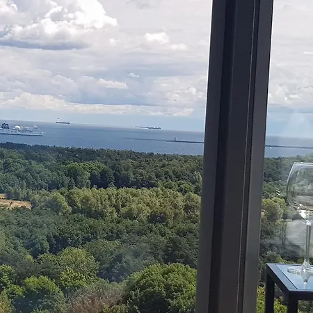 Apartmán 16th Floor View On The Sea And City. 15 Minutes Walk To The Beach. Gdaňsk