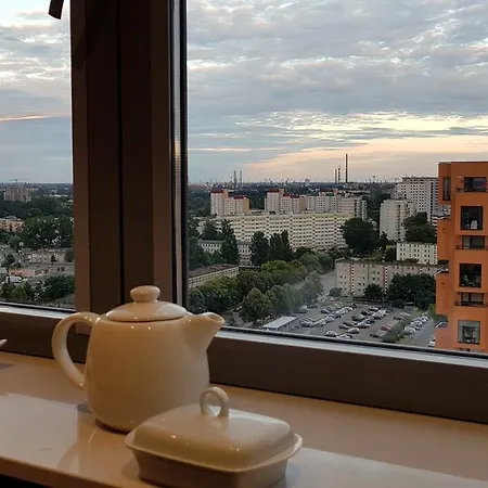 Apartmán 16th Floor View On The Sea And City. 15 Minutes Walk To The Beach. Gdaňsk
